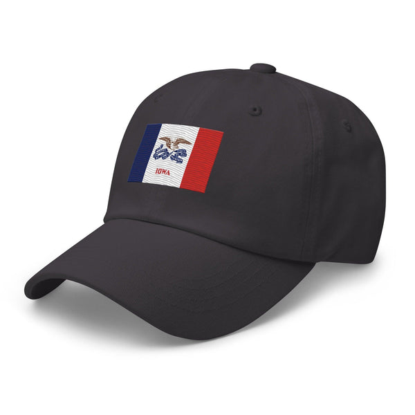 Iowa State Flag Cap - Adjustable Embroidered Dad Hat