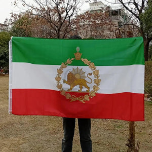 Iran Flag - 90x150cm(3x5ft) - 60x90cm(2x3ft)
