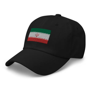Iran Flag Cap - Adjustable Embroidered Dad Hat