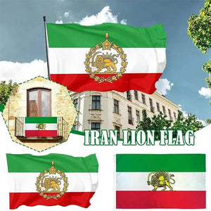Iran Flag Collection - 90x150cm(3x5ft) - 60x90cm(2x3ft)