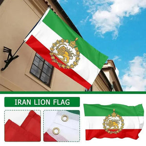 Iran Flag Collection - 90x150cm(3x5ft) - 60x90cm(2x3ft)
