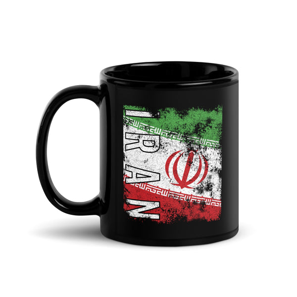 Iran Flag - Distressed Flag Mug