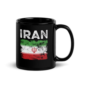 Iran Flag Distressed - Iranian Flag Mug