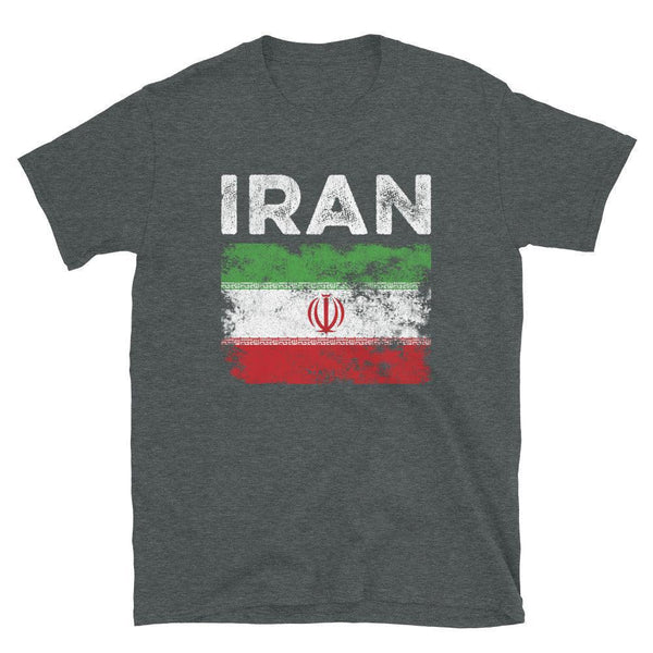 Iran Flag Distressed - Iranian Flag T-Shirt