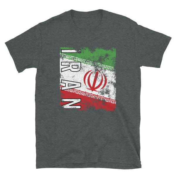 Iran Flag Distressed T-Shirt