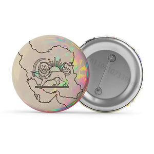 Iran Flag Lapel Pin Collection - Button Pin Flag