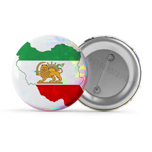 Iran Flag Lapel Pin Collection - Button Pin Flag