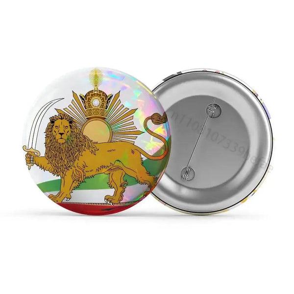 Iran Flag Lapel Pin Collection - Button Pin Flag