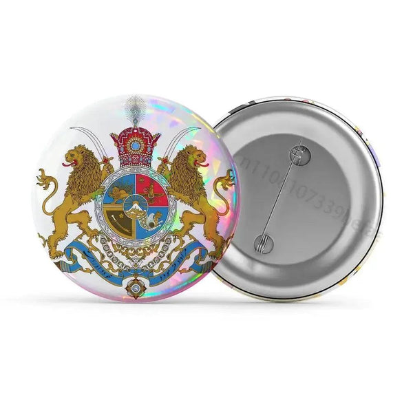 Iran Flag Lapel Pin Collection - Button Pin Flag