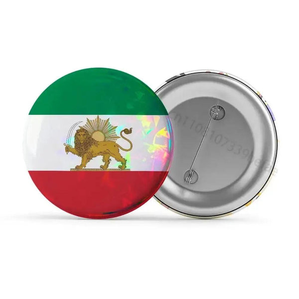 Iran Flag Lapel Pin Collection - Button Pin Flag