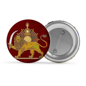 Iran Flag Lapel Pin Collection - Button Pin Flag