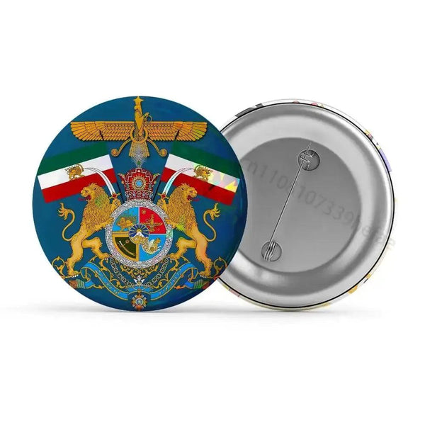 Iran Flag Lapel Pin Collection - Button Pin Flag