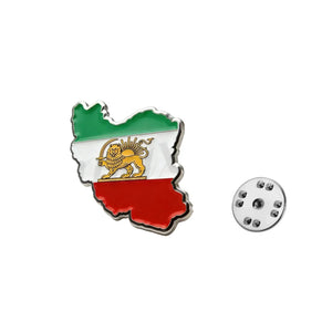 Iran Flag Lapel Pin Collection - Enamel Pin Flag