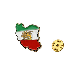 Iran Flag Lapel Pin Collection - Enamel Pin Flag