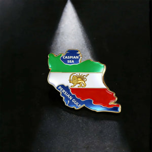 Iran Flag Lapel Pin Collection - Enamel Pin Flag