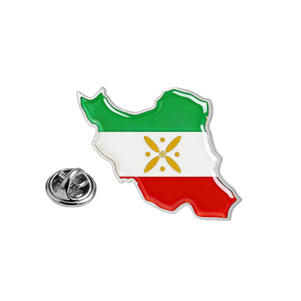 Iran Flag Lapel Pin Collection - Enamel Pin Flag