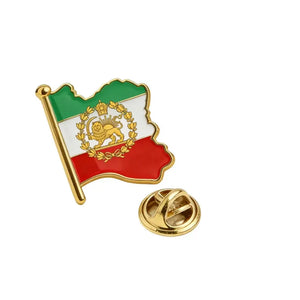 Iran Flag Lapel Pin Collection - Enamel Pin Flag