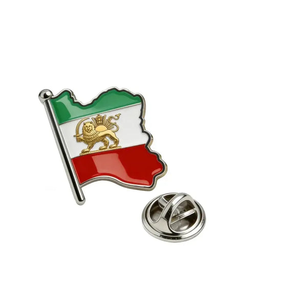 Iran Flag Lapel Pin Collection - Enamel Pin Flag
