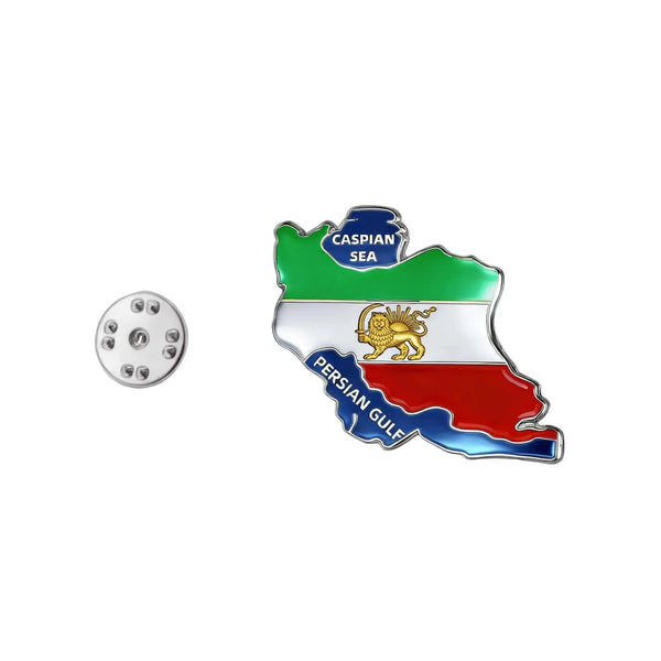 Iran Flag Lapel Pin Collection - Enamel Pin Flag