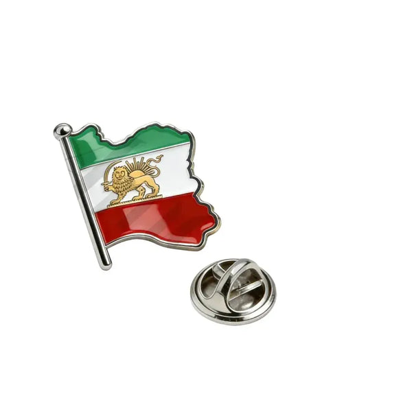 Iran Flag Lapel Pin Collection - Enamel Pin Flag