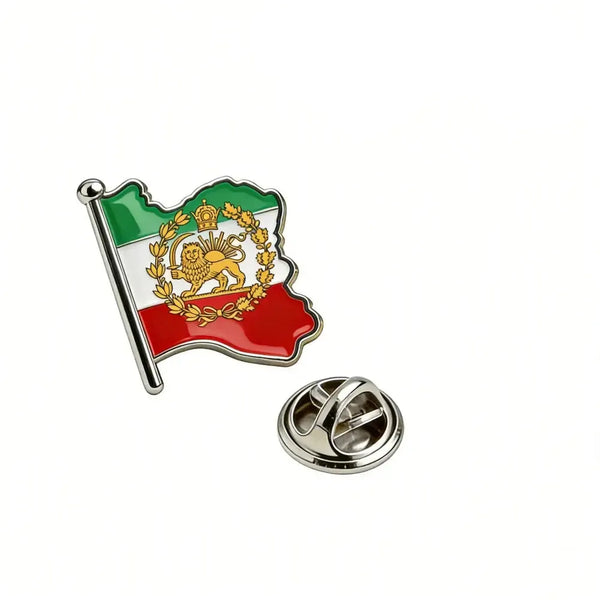 Iran Flag Lapel Pin Collection - Enamel Pin Flag