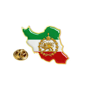 Iran Flag Lapel Pin Collection - Enamel Pin Flag