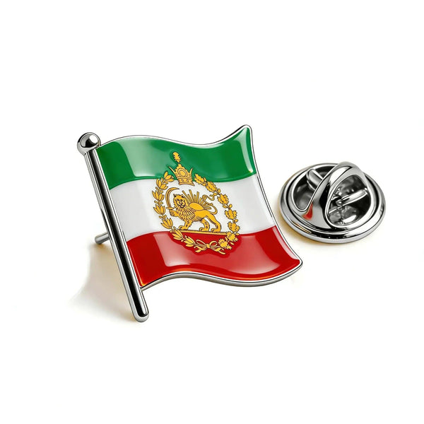 Iran Flag Lapel Pin - Enamel Pin Flag