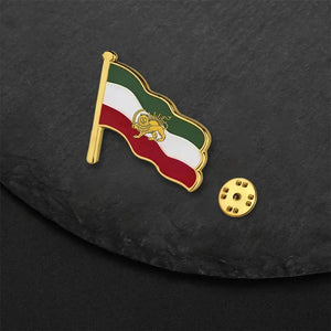 Iran Flag Lapel Pin - Enamel Pin Flag
