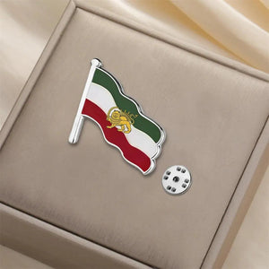 Iran Flag Lapel Pin - Enamel Pin Flag