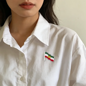Iran Flag Lapel Pin - Enamel Pin Flag