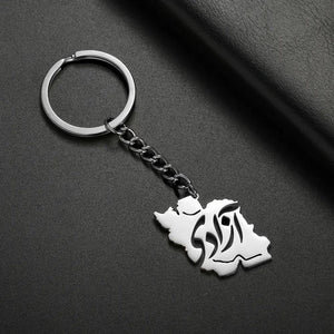 Iran Flag Map Keychain Collection