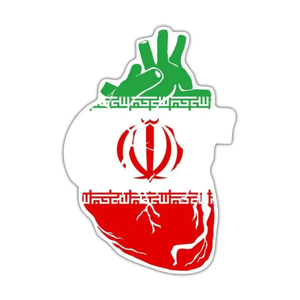 Iran Flag Sticker Collection - Vinyl Bumper Stickers