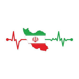 Iran Flag Sticker Collection - Vinyl Bumper Stickers