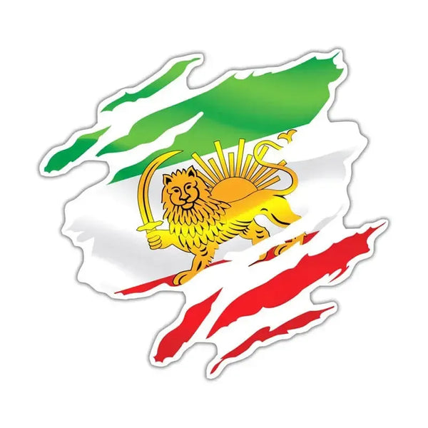Iran Flag Sticker Collection - Vinyl Bumper Stickers