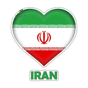 Iran Flag Sticker Collection - Vinyl Bumper Stickers