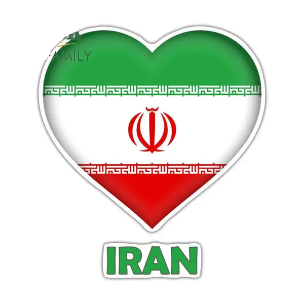 Iran Flag Sticker Collection - Vinyl Bumper Stickers