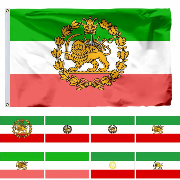 Iran Flags - 90x150cm(3x5ft) - 60x90cm(2x3ft)