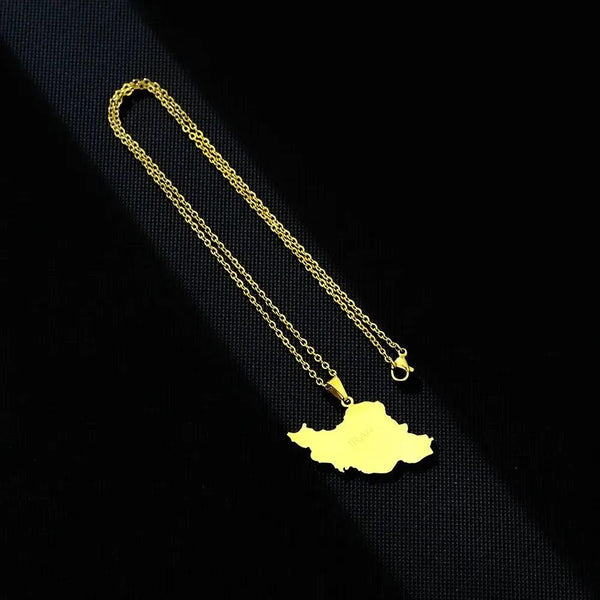 Iran Map Necklace