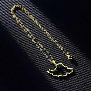 Iran Map Necklace