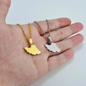 Iran Map Necklace