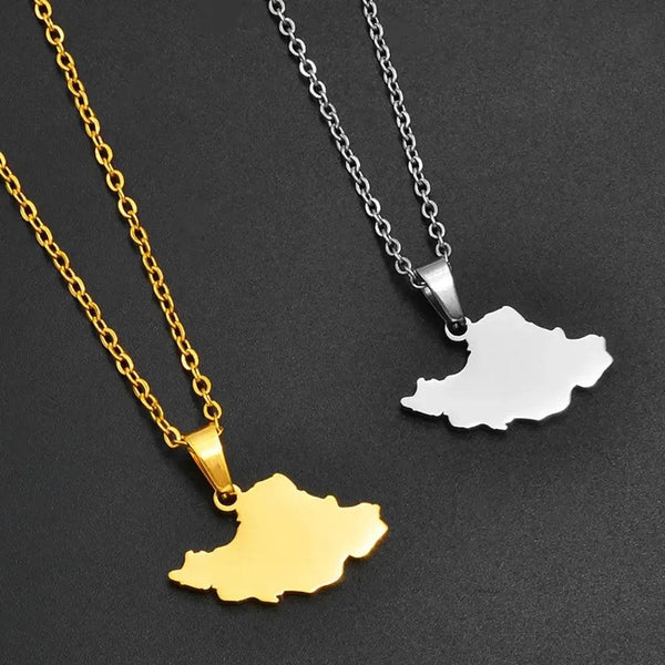Iran Map Necklace