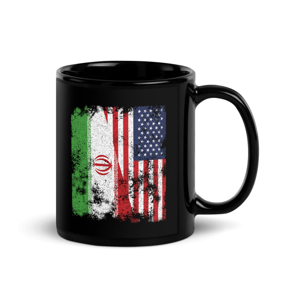 Iran USA Flag - Half American Mug