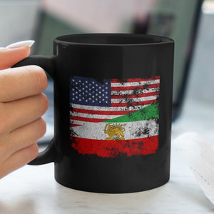 Iran USA Flag Mug