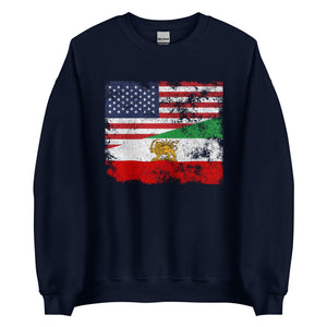 Iran USA Flag Sweatshirt