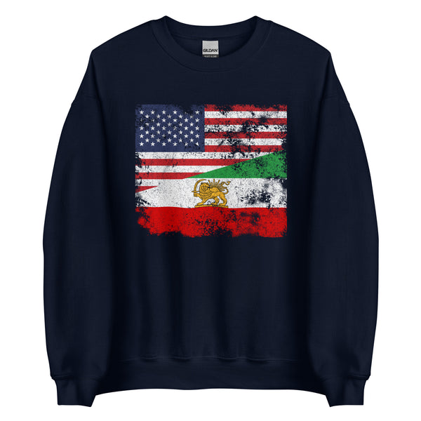 Iran USA Flag Sweatshirt
