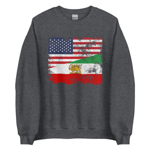 Iran USA Flag Sweatshirt