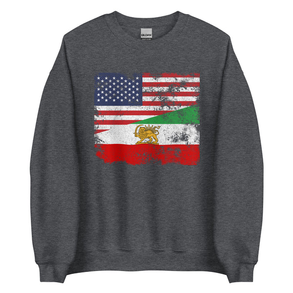 Iran USA Flag Sweatshirt