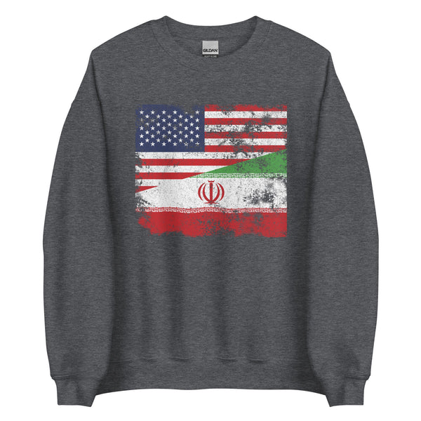 Iran USA Flag Sweatshirt