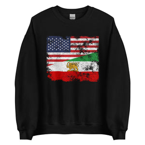 Iran USA Flag Sweatshirt