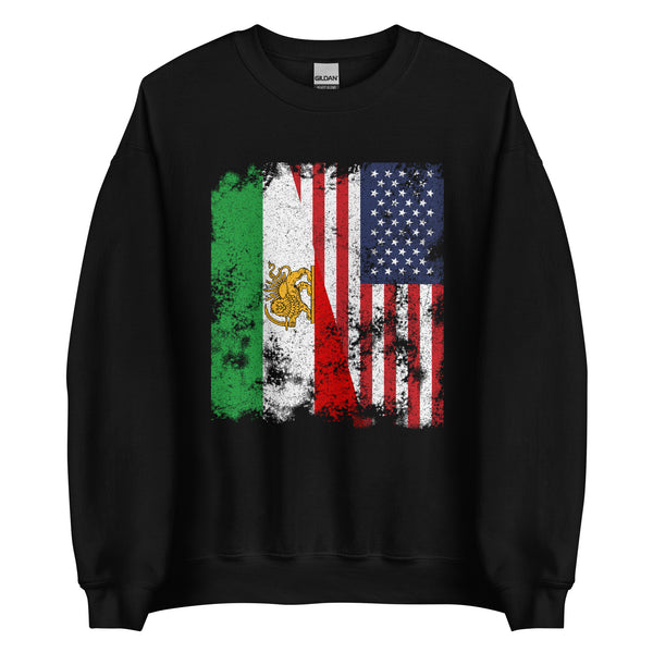 Iran USA Flag Sweatshirt